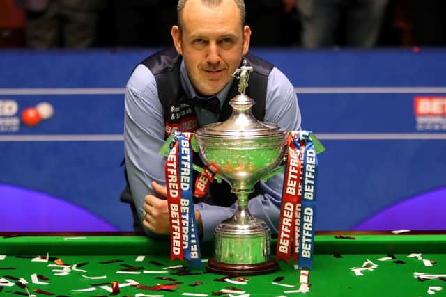 Mark Williams won the 2018 World Championship. Picture: Richard Sellers/PA Wire.