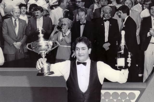 Joe Johnson, World Snooker Champion 1986.