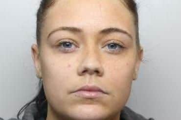 Bethany Bartholomew has been jailed for three years for stabbing another woman
