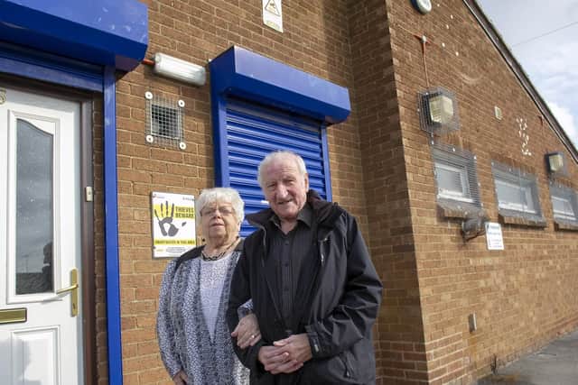 Winnie and Derek Smith at the Arbourthorne Social Centre. Picture Scott Merrylees