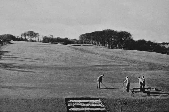 The first tee at Hillsborough Golf Club