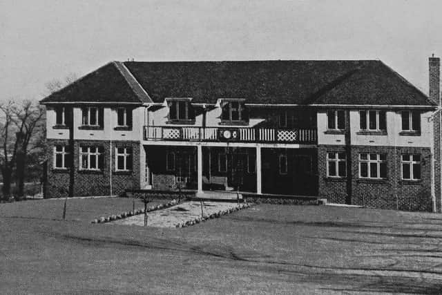 The clubhouse at Hillsborough Golf Club in 1936