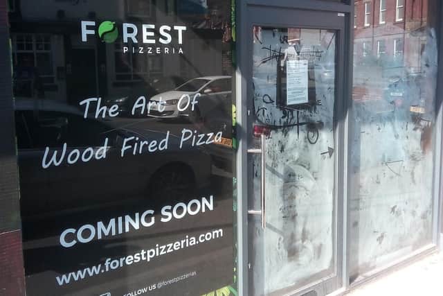 A new pizzeria opening in Woodseats