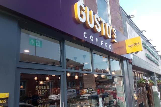 Gusto's cafe is one of the recent additions to Chesterfield Road, in Woodseats