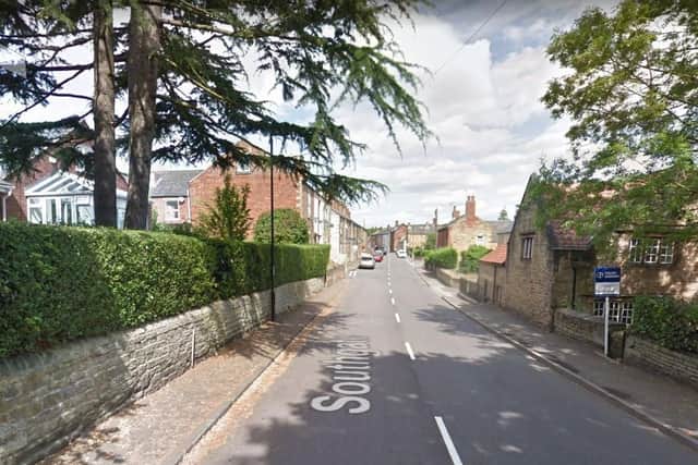 A bus and car were involved in a serious collision om Southgate, Eckington