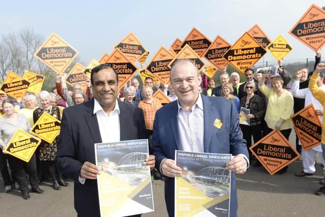 Sheffield Liberal democrats launch thier new manifesto with the help of Sir Ed Davey MP