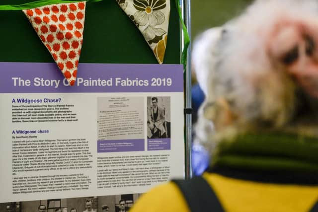 Painted Fabrics exhibition at The Cutlers Hall in Sheffield