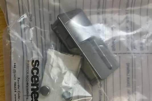 The device recovered by police.