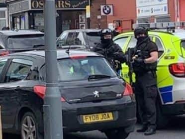 Armed police spotted in ANOTHER Sheffield street as man is seen with ...