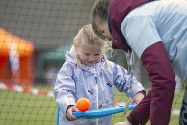 Scarlet Peters at the family Fun Day at Ridgeway Sports & Social Club ahead of a season of Summer Camps which start on July 22nd.