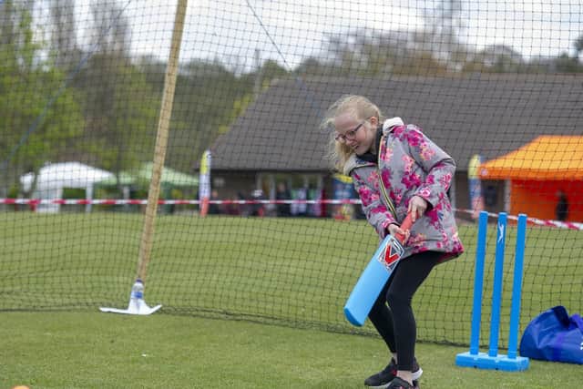 Grace Peters takes part in the Family Fun Day at Ridgeway Sports & Social Club ahead of a season of Summer Camps which start on July 22nd.