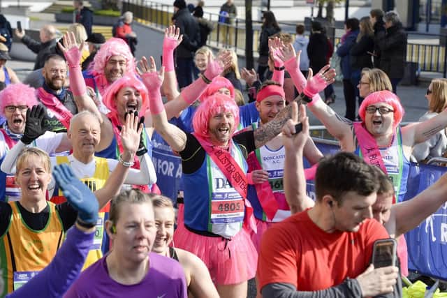 Shaffield Half Marathon 2019
Pink Ladies in the mood for running