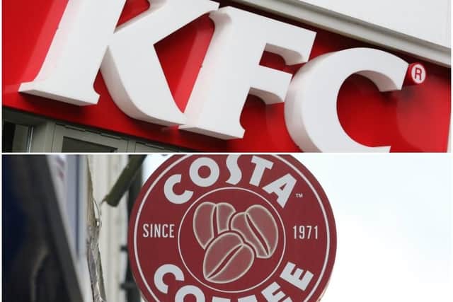 Work is continuing on a KFC restaurant and Costa Coffee in Handsworth.