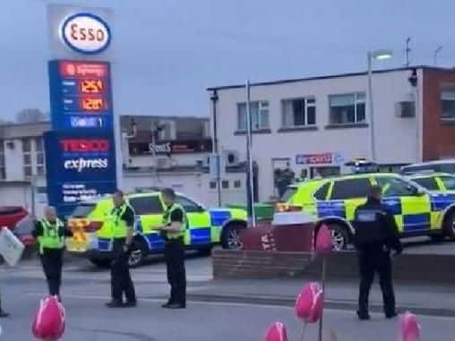 Two men are on the run after a double stabbing in Sheffield