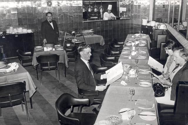 Snooker fans may recall the Crucible restaurant - pictured here in the 1970s.
