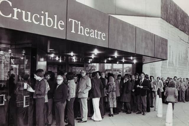 Tickets for the snooker have always proved a popular draw.