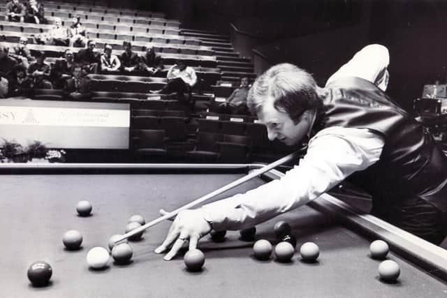 Dennis Taylor - before he adopted his trademark 'upside down' glasses.