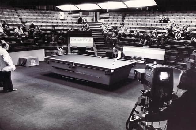 Entrepreneur Mike Watterson, who died earlier this year, brought the snooker to Sheffield in 1977 after realising the intimate Crucible was an ideal venue.