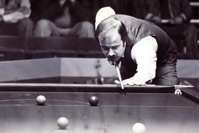 Leicester's Willie Thorne, known as Mr Maximum for racking up a string of 147 breaks, pictured in 1980.