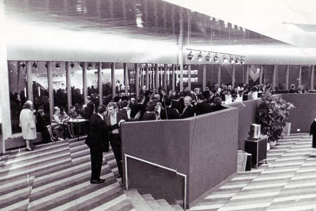 The foyer - where snooker fans recharge their batteries between lengthy sessions of snooker.