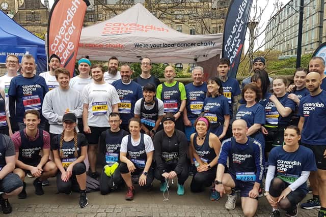 The runners who took part in the Sheffield Half Marathon in memory of Sarah Nulty