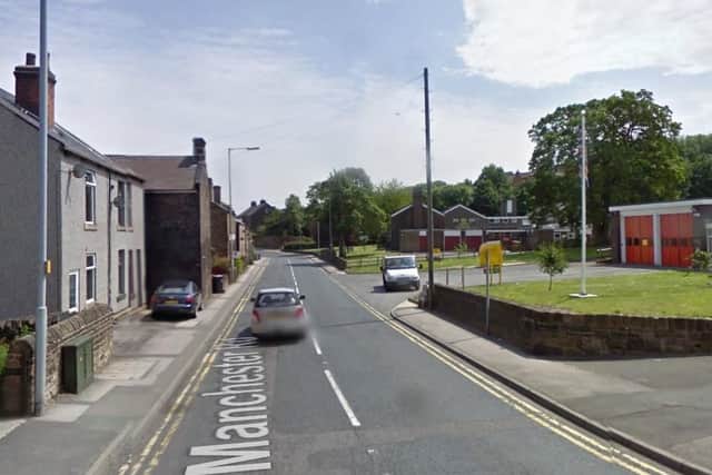 Manchester Road in Stocksbridge, close to where the assault took place (photo: Google).