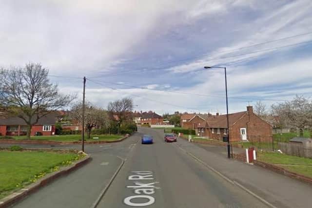 Oak Road, in Mexborough, where the man was eventually arrested (pic: Google)