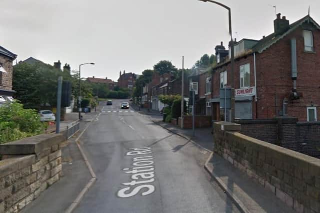 A man was attacked with a machete in Treeton, Rotherham