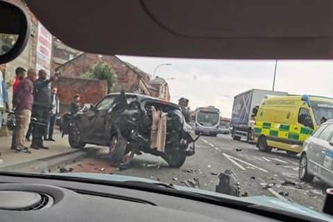 Sheffield mum reveals lucky escape from Spital Hill crash - Credit: Chelle Louise Markey