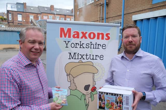 Christopher and Richard Pitchfork of Maxons Sweets.
