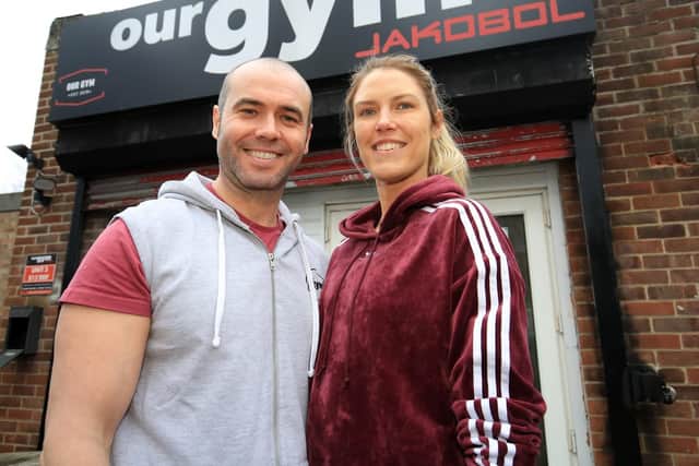 Our Gym Jakobol, Unit 3, 3 Finchwell Close, Handsworth, Sheffield. Pictured are Jake and Sarah Bonsall. Picture: Chris Etchells