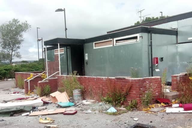 The Boundary Club was vandalised in 2017.