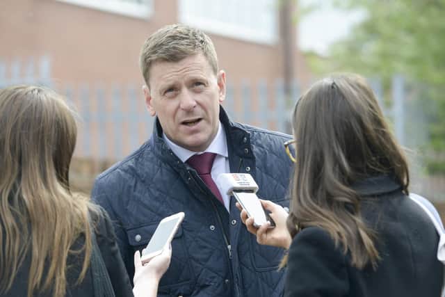 Det Chief InspI Mark Houghton holds a press conference in relation to the death of Alena Grlakova in Parkgate, Rotherham. Picture: Dean Atkins