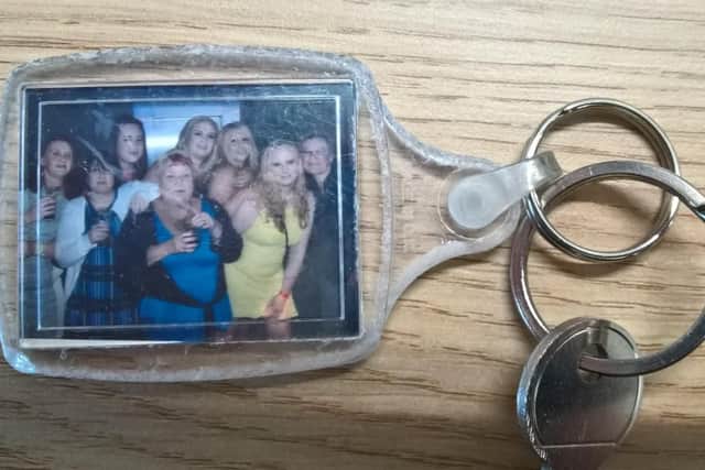 One of the keyrings.