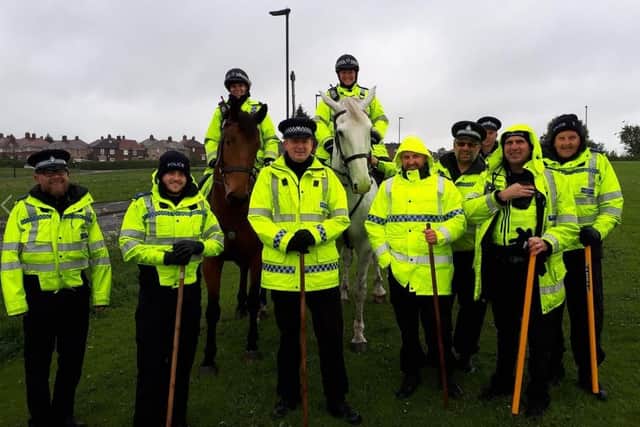 Police officers were involved in a 'day of action' on the Manor and Arbourthorne estates in Sheffield