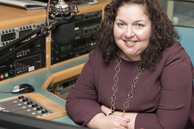Katrina Bunker at BBC Radio Sheffield. Picture: Dean Atkins