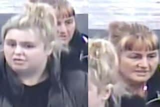 Police would like to speak to the women regarding the high-value thefts