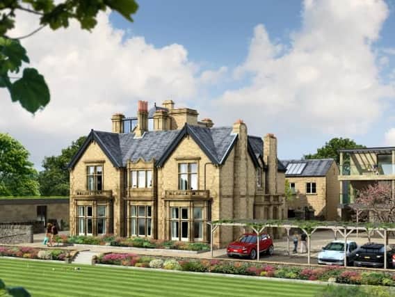 Artist's impression of Tapton Cliffe (credit Chris Carr Architects)