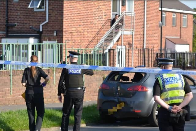 A man was stabbed in Palgrave Road, Parson Cross, earlier this week. Picture: Robert Scott