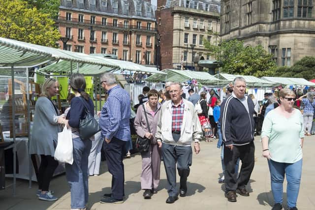 Sheffield Food Festival
Visitors in the Peace gardens