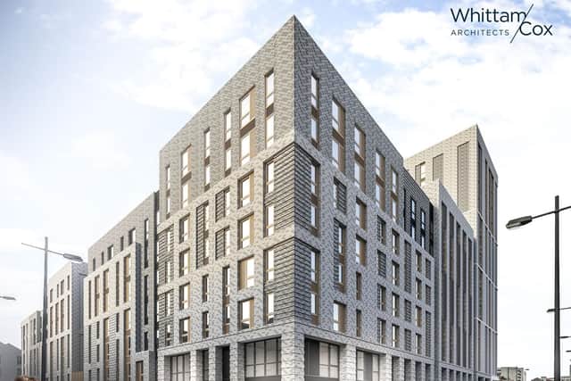 How the proposed Kangaroo Works housing development in Sheffield city centre would look (pic: Whittam Cox Architects)