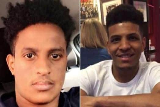 L-R: Fahim Hersi and Kavan Brissett were both stabbed to death in Sheffield