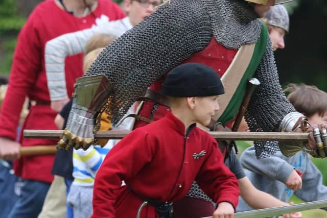 Charge! A history through the ages event last year at Manor Lodge