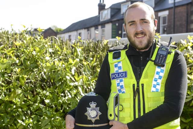 Special Constable Matthew Elliott who saved a mans life by performing CPR whilst on duty