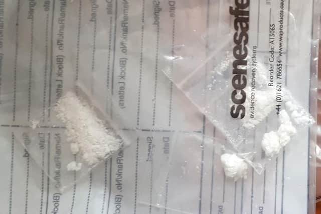 Drugs found during a police raid in Barnsley