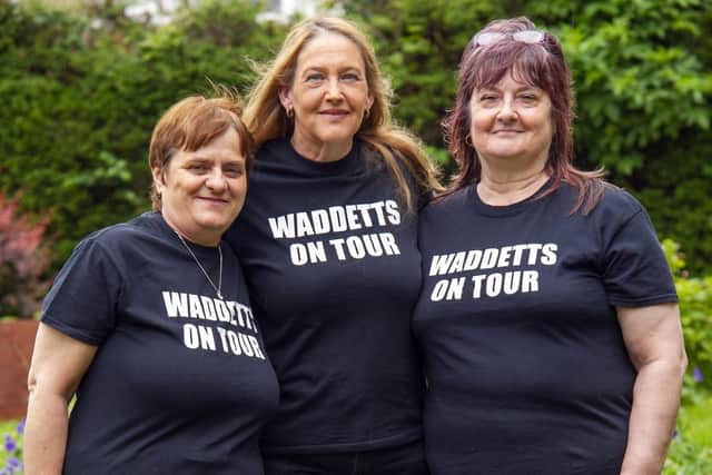 Showaddywaddy superfans Lesley Pullen, Michelle Goldring and Megan Holmes. Picture: Scott Merrylees