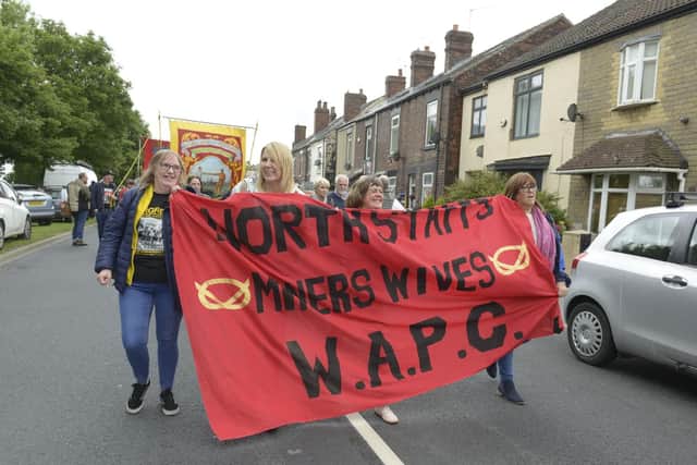 March to mark the 35th anniversary of the Battle of Orgreave during the miners strike