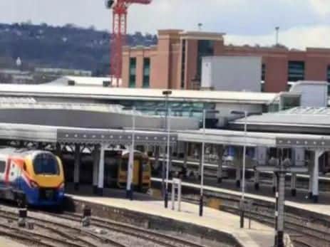 Trains in Sheffield are disrupted this morning due to trespassers on the tracks