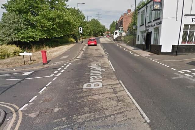 A boy was struck by a car in Rotherham this morning