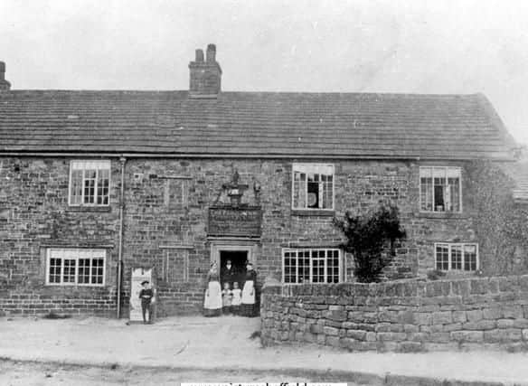 The original Plough Inn building on Sandygate Road was demolished in 1929. The carved stone over the doorway was dated 1695. Image: Picture Sheffield